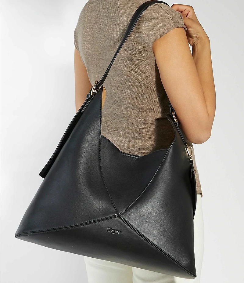 Dune London Dearest Leather Hobo Tote Bag