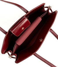 Dune London Define Leather Satchel Bag