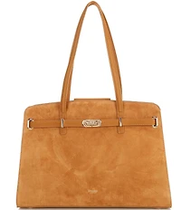 Dune London Define Suede Satchel Bag