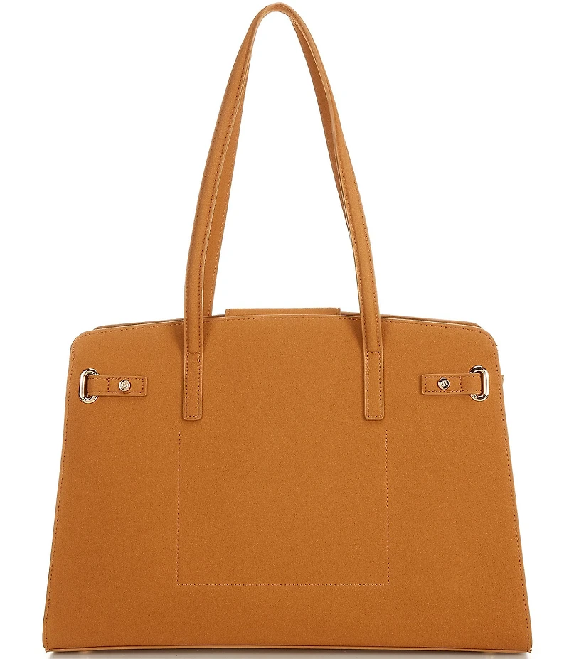 Dune London Define Suede Satchel Bag