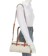 Dune London Depend East-West Canvas Shoulder Bag