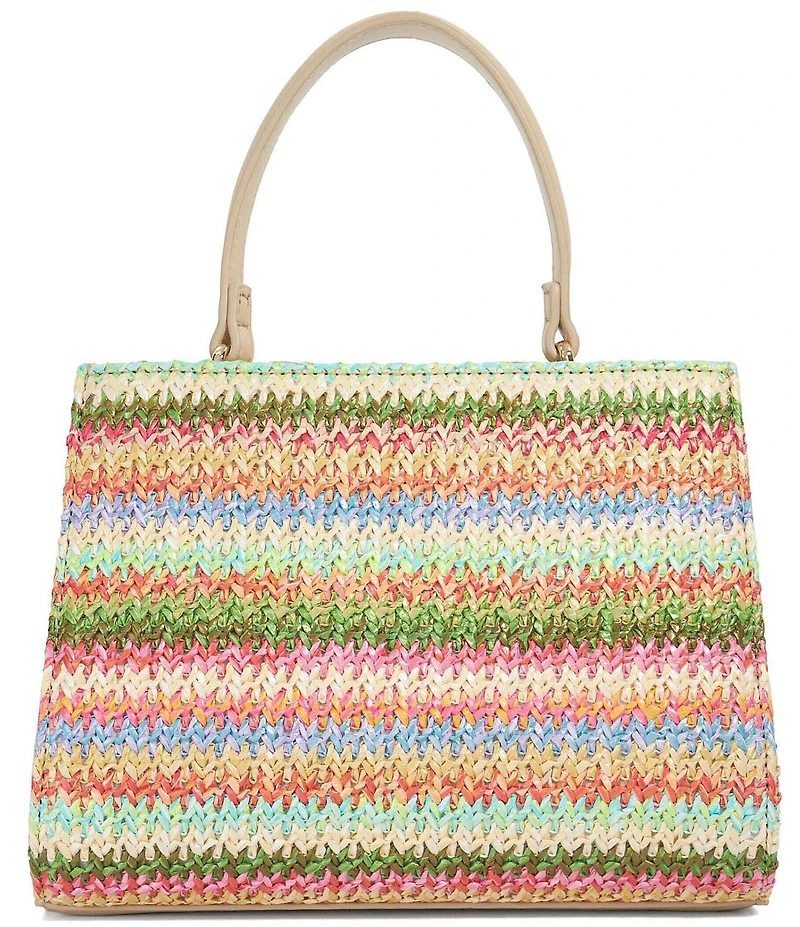 Dune London Dilly Raffia Satchel Bag