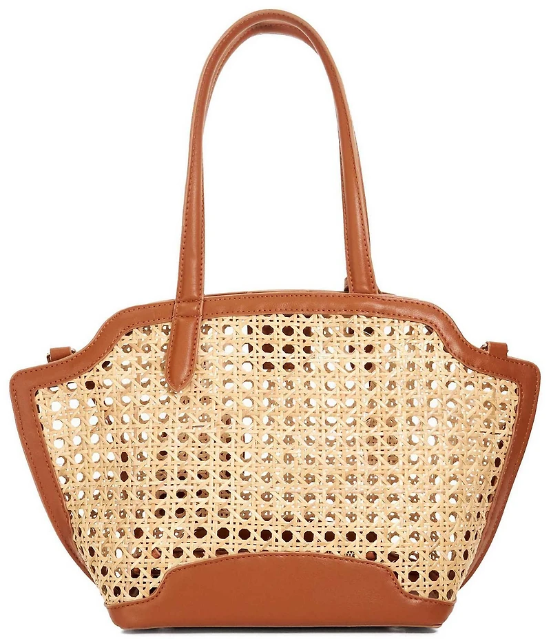 Dune London Dinidecided Long Handle Rattan Tote Bag
