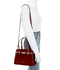 Dune London Dinidefine Suede Satchel Bag