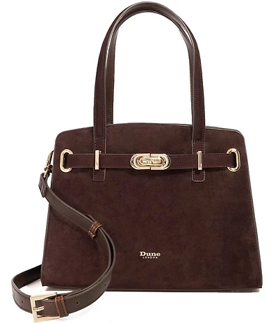 Dune London Dinidefine Suede Satchel Bag