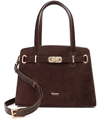 Dune London Dinidefine Suede Satchel Bag