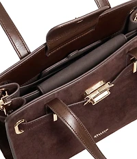 Dune London Dinidefine Suede Satchel Bag