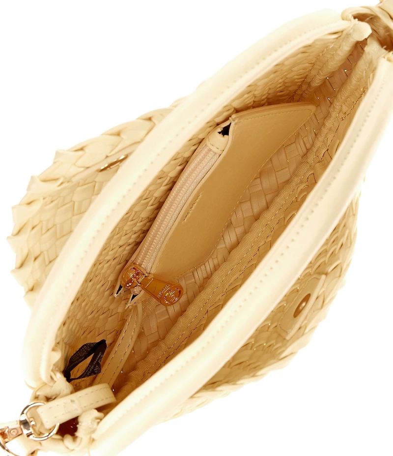 Dune London Dinideliberate Woven Top Handle Resort Crossbody Bag