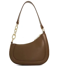 Dune London Direction Angular Suede Shoulder Bag