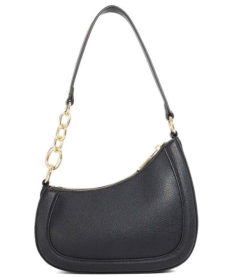 Dune London Direction Angular Suede Shoulder Bag