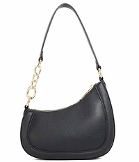 Dune London Direction Angular Suede Shoulder Bag