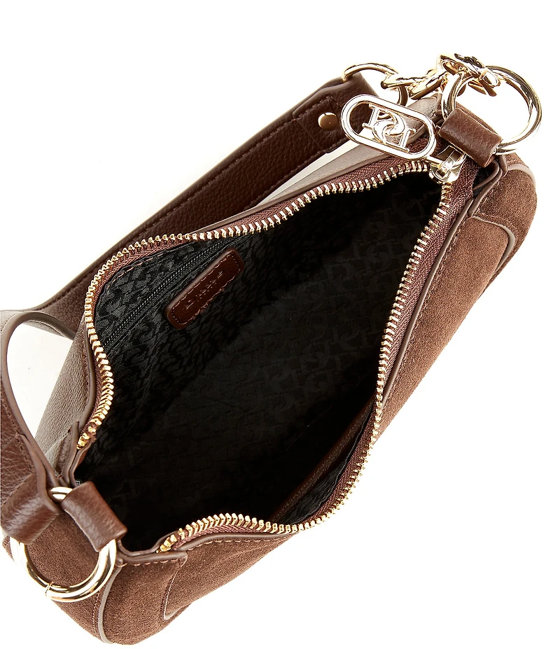 Dune London Direction Suede Shoulder Bag