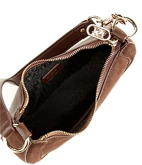 Dune London Direction Suede Shoulder Bag