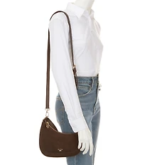 Dune London Direction Suede Shoulder Bag