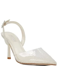 Dune London Divinely Vinyl Slingback Pumps
