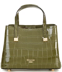 Dune London Dominantly Crocodile Embossed Satchel Bag