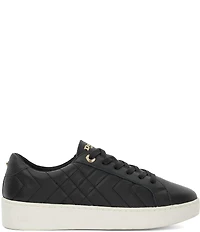 Dune London Egent Quilted Leather Platform Sneakers