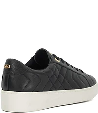 Dune London Egent Quilted Leather Platform Sneakers