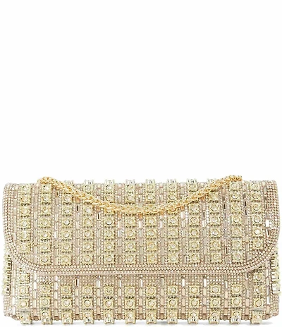 Dune London Elabourate Diamante Flapover Clutch
