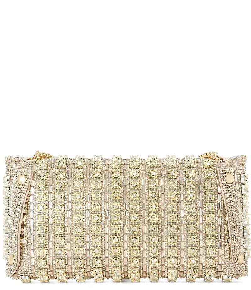 Dune London Elabourate Diamante Flapover Clutch