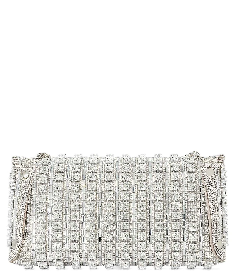 Dune London Elabourate Diamante Flapover Clutch
