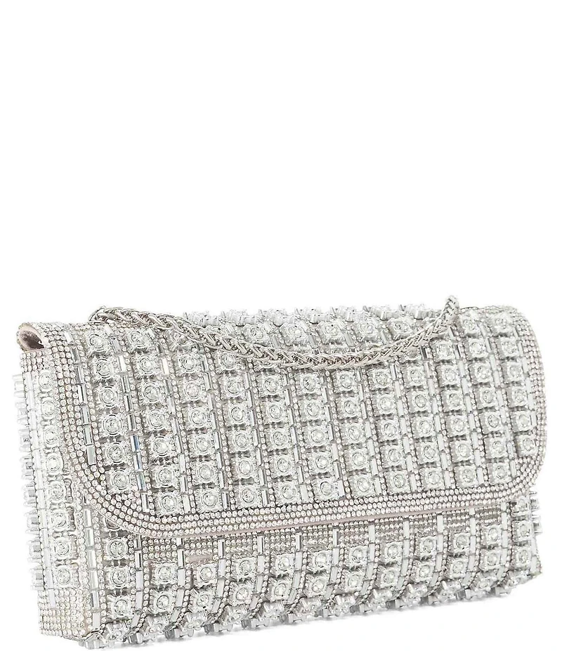Dune London Elabourate Diamante Flapover Clutch