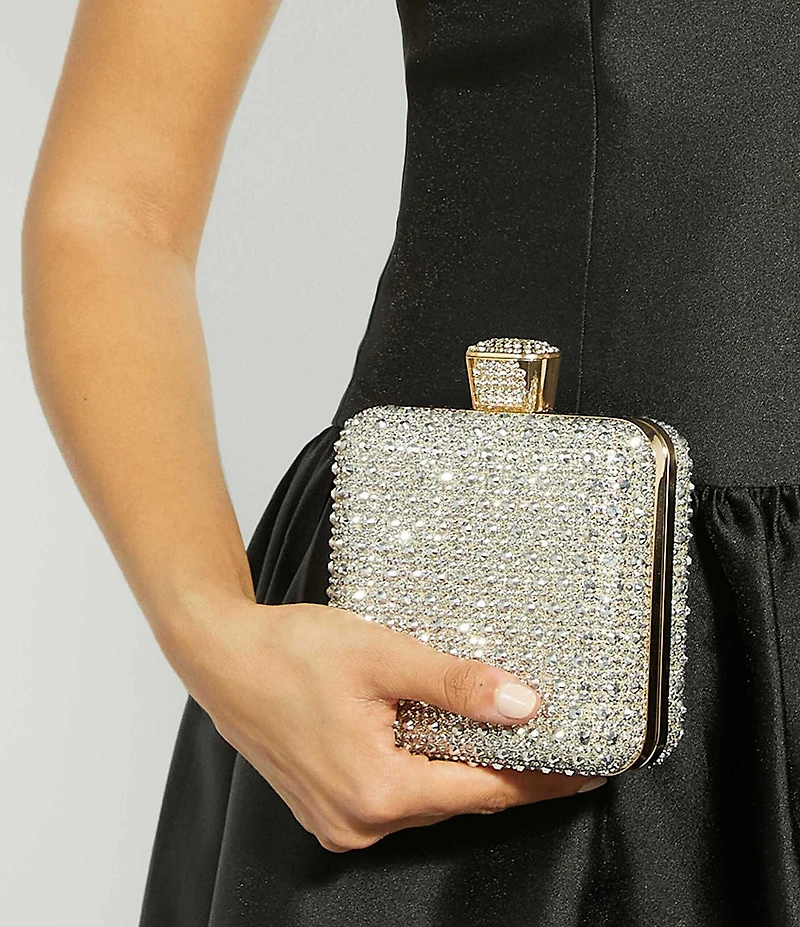 Dune London Elida Embellished Box Clutch