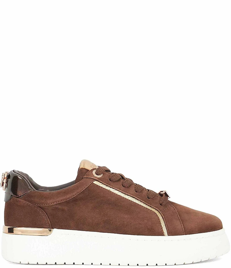 Dune London Emmelino Suede Platform Sneakers