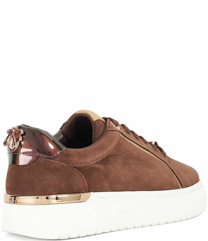 Dune London Emmelino Suede Platform Sneakers