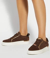 Dune London Emmelino Suede Platform Sneakers