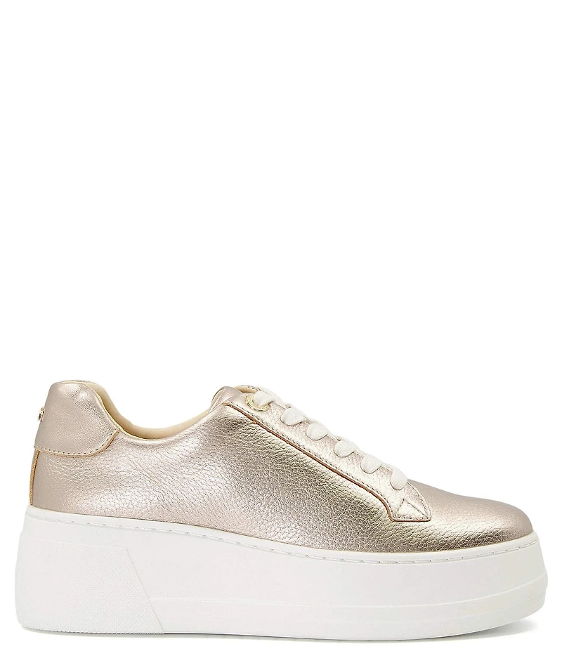 Dune London Episode Platform Leather Sneakers