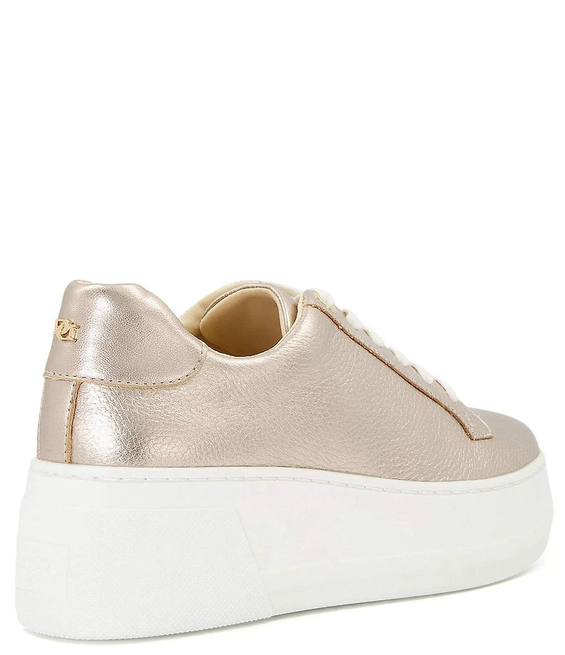 Dune London Episode Platform Leather Sneakers