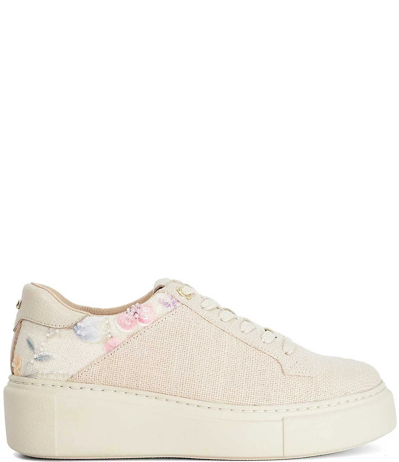 Dune London Evienne Floral Sneakers
