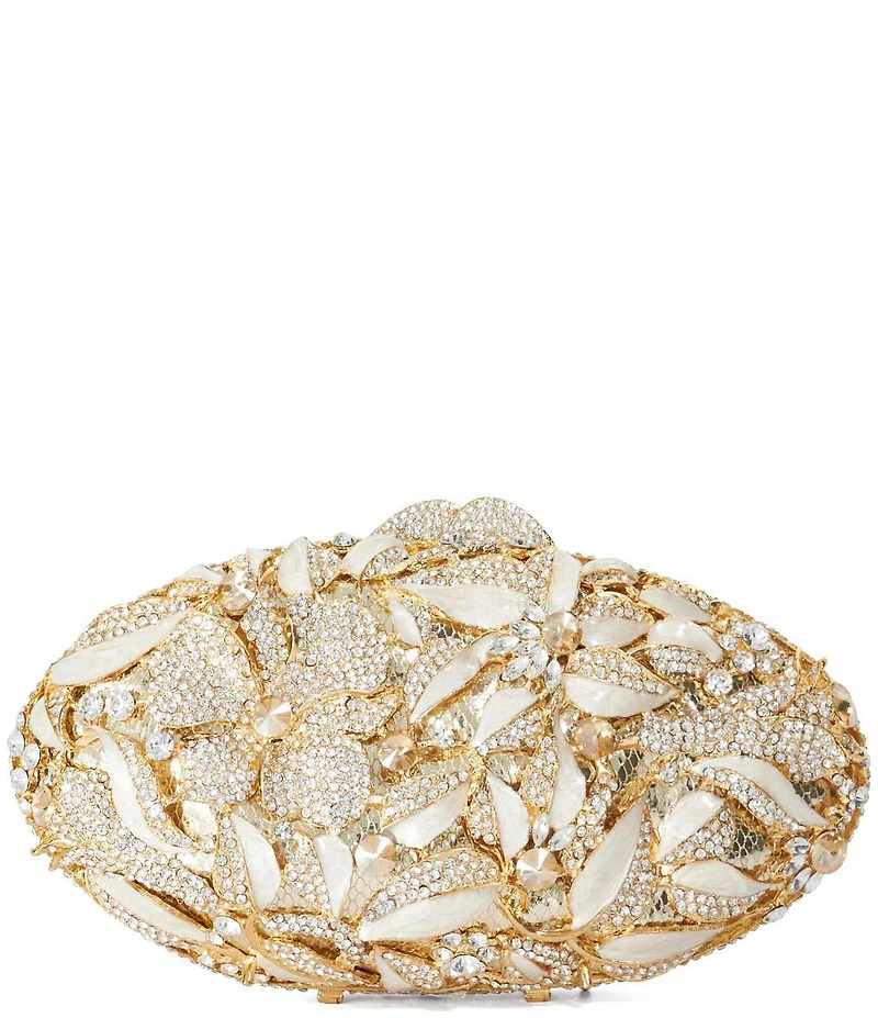 Dune London Extravagant Embellished Hard Case Clutch