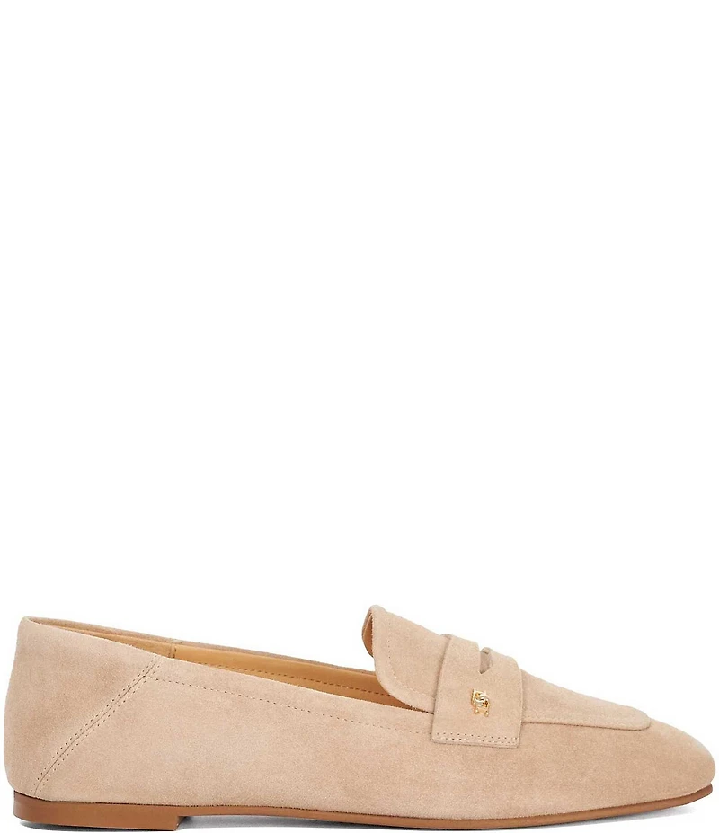 Dune London Glances Suede Convertible Penny Loafers