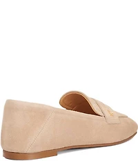 Dune London Glances Suede Convertible Penny Loafers