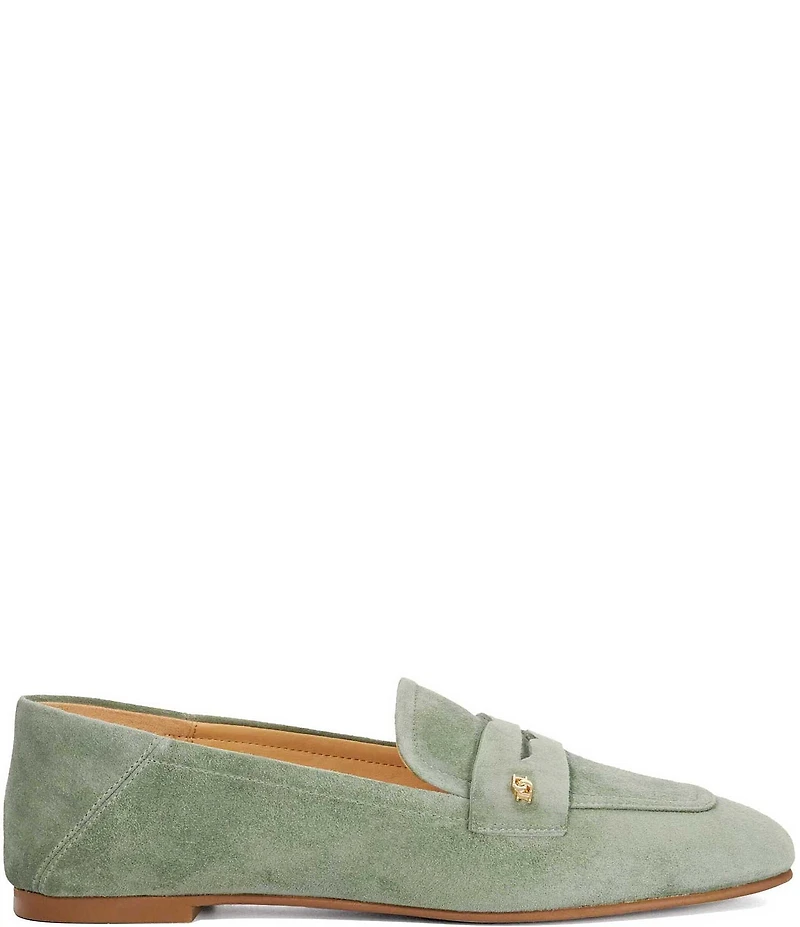 Dune London Glances Suede Convertible Penny Loafers