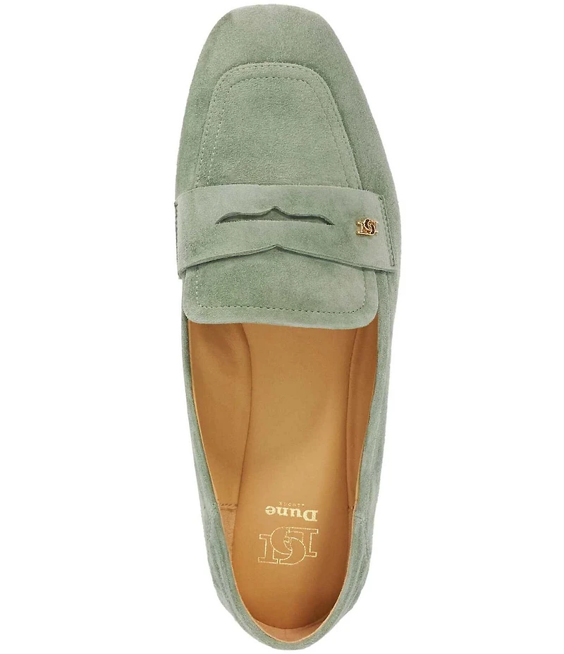 Dune London Glances Suede Convertible Penny Loafers