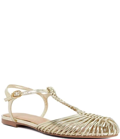 Dune London Harmoni T-Strap Fisherman Sandals