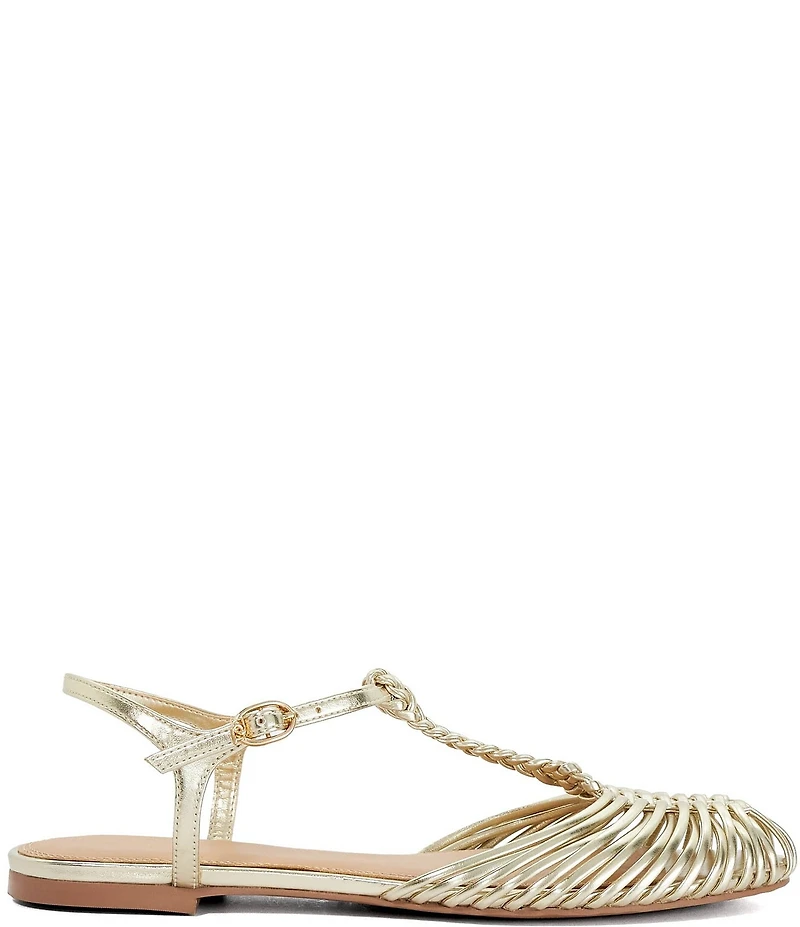 Dune London Harmoni T-Strap Fisherman Sandals