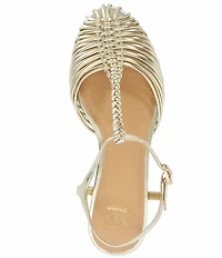 Dune London Harmoni T-Strap Fisherman Sandals