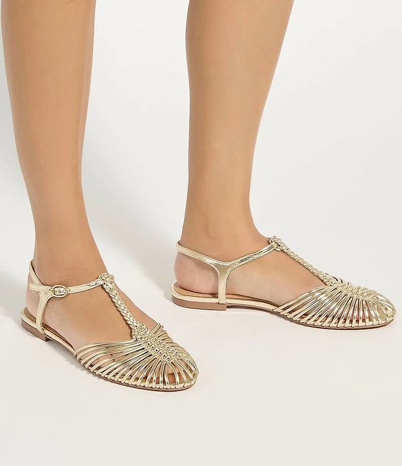 Dune London Harmoni T-Strap Fisherman Sandals