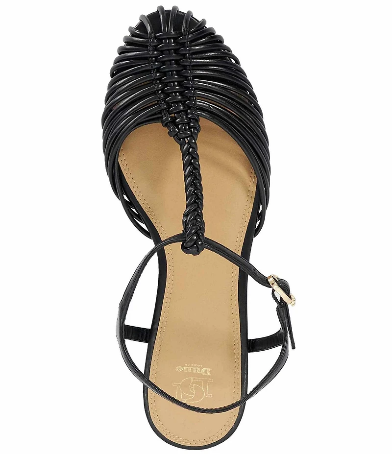 Dune London Harmoni T-Strap Fisherman Sandals