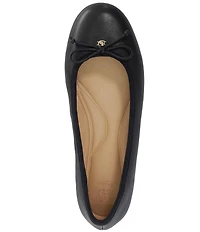 Dune London Helenne Leather Ballet Bow Flats