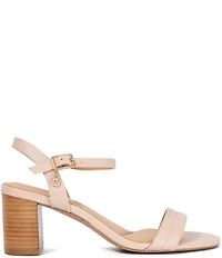 Dune London Jaycie Leather Block Heel Sandals