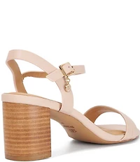 Dune London Jaycie Leather Block Heel Sandals