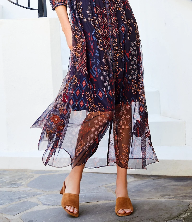 Dune London Jule Suede Banded Slide Sandals