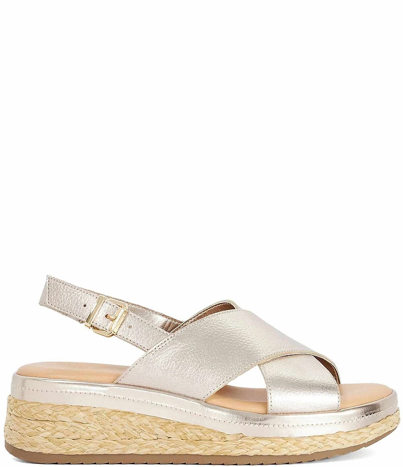 Dune London Kiya Nubuck Suede Espadrille Sandals
