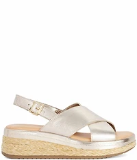 Dune London Kiya Nubuck Suede Espadrille Sandals