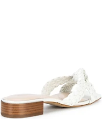 Dune London Lacees Braided Leather Slip On Sandals